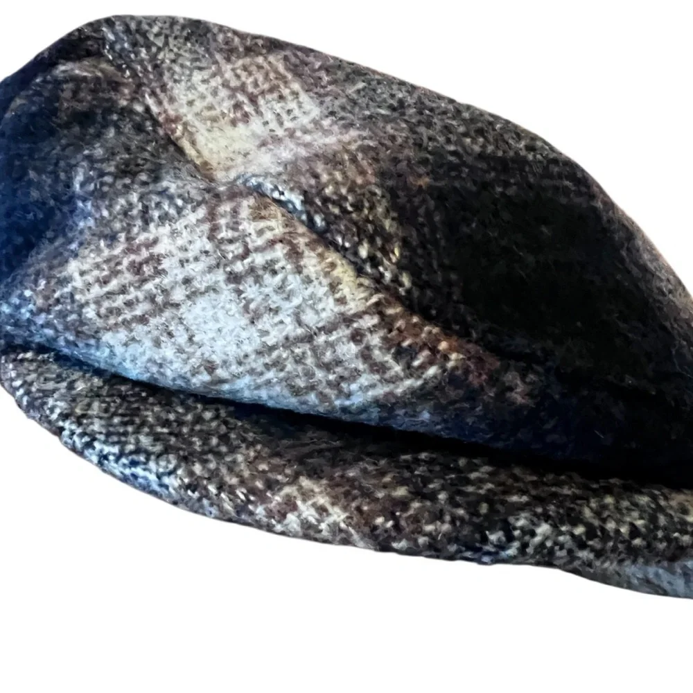 Biltmore 1917 Men’s Flat Cap Plaid Wool Blend size M NWT